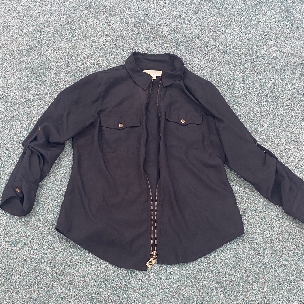 Michael Kors Black Utility Jacket